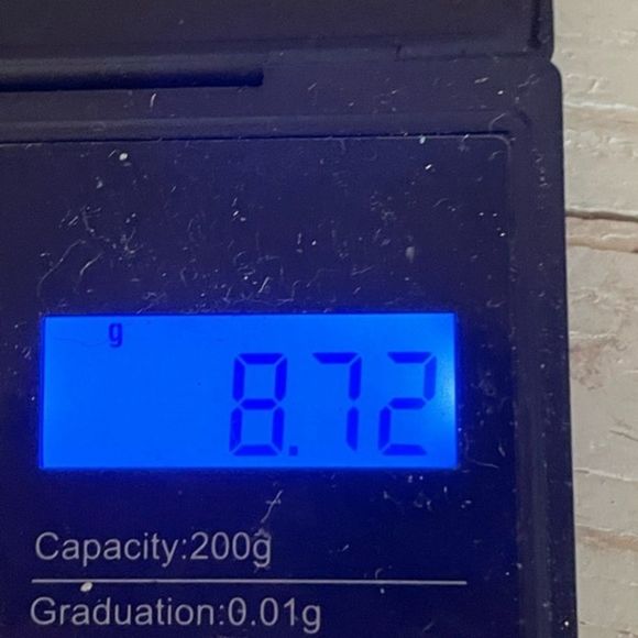 8” gold tone Figaro chain link bracelet with 2” extender - Picture 7 of 7